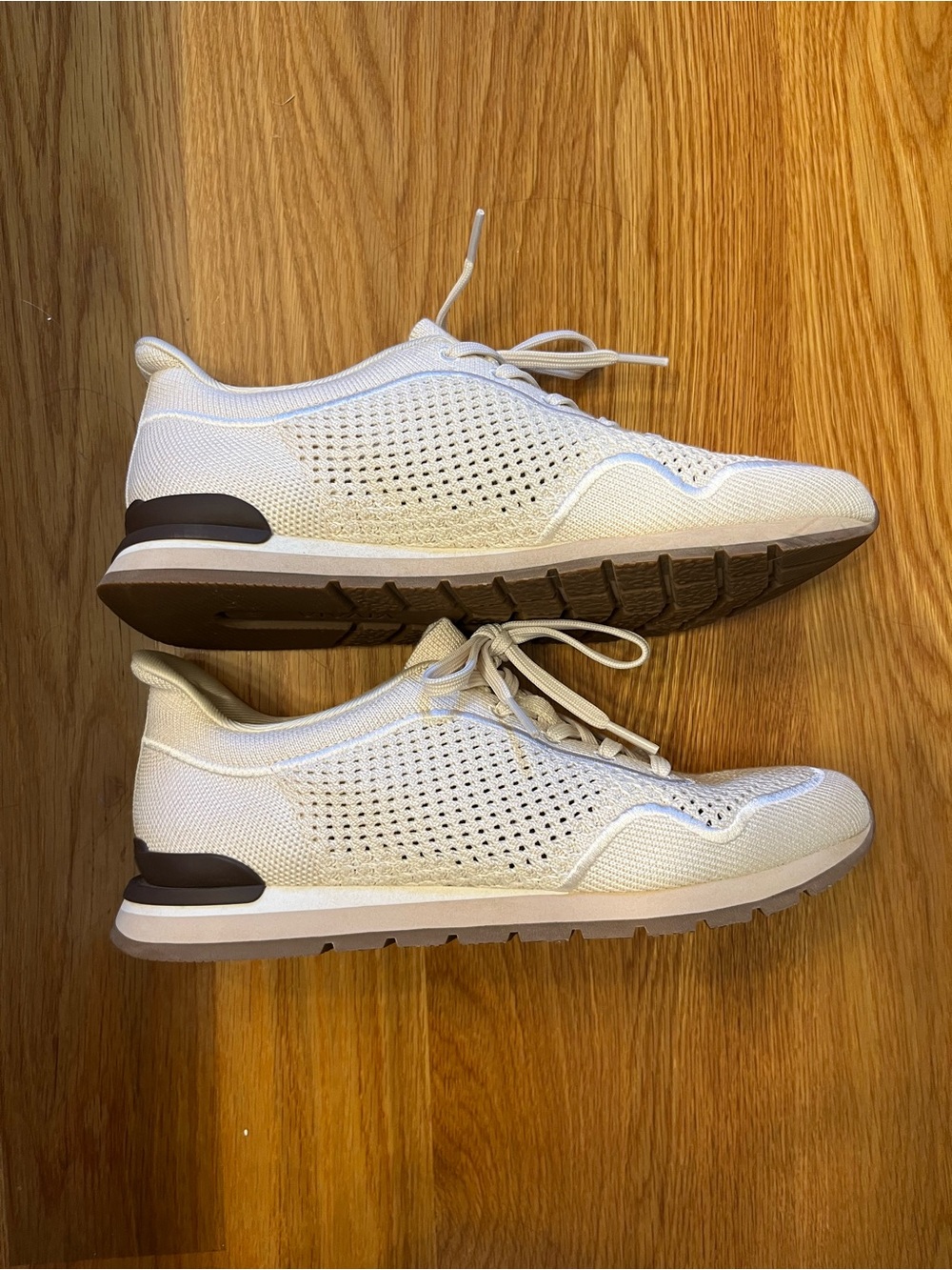 Vivaia Allday Women’s Lightweight Knit Sneakers - Cream - Picture 3 of 7